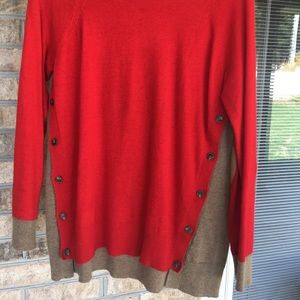 J Crew sweater with button details